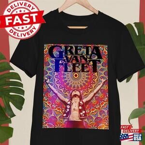 Greta Van Fleet T-Shirt Strange Horizons Rock Band Shirt